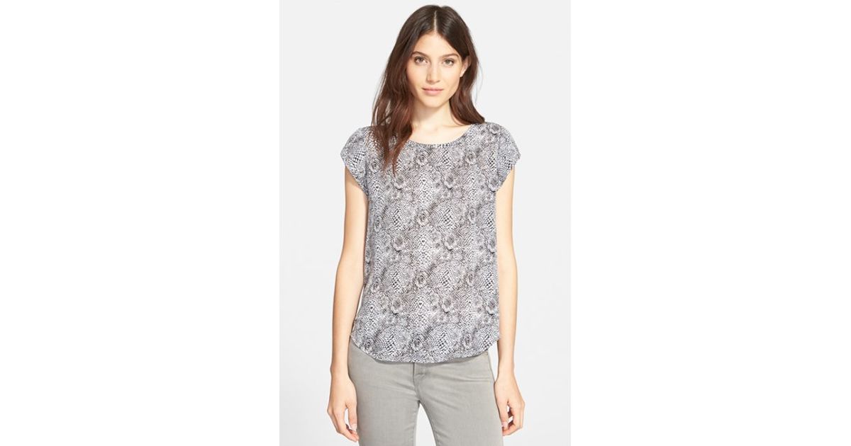 joie rancher silk top