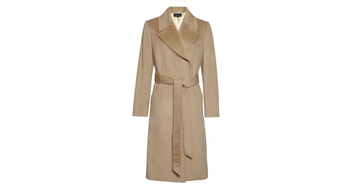 jaeger wool wrap coat
