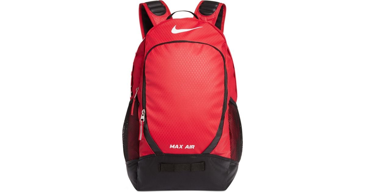 Nike Max Air Team Training Large Backpack in Red for Men | Lyst