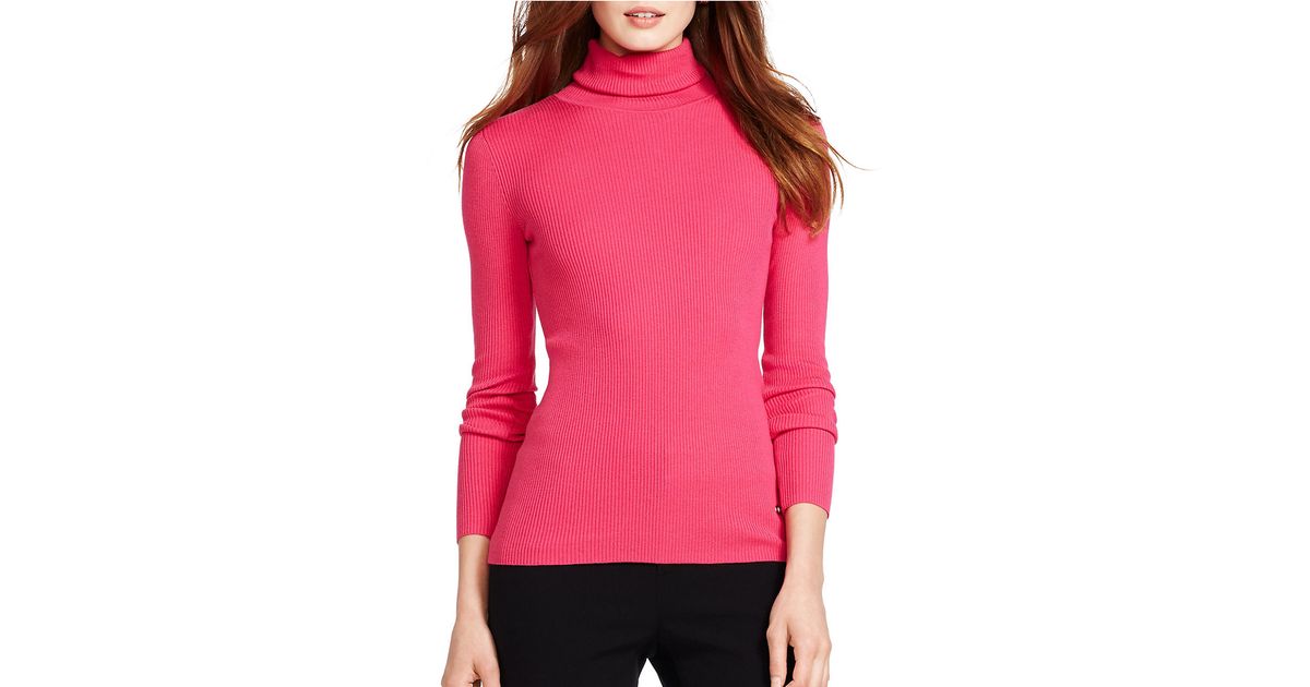 ralph lauren women's ribbed turtleneck