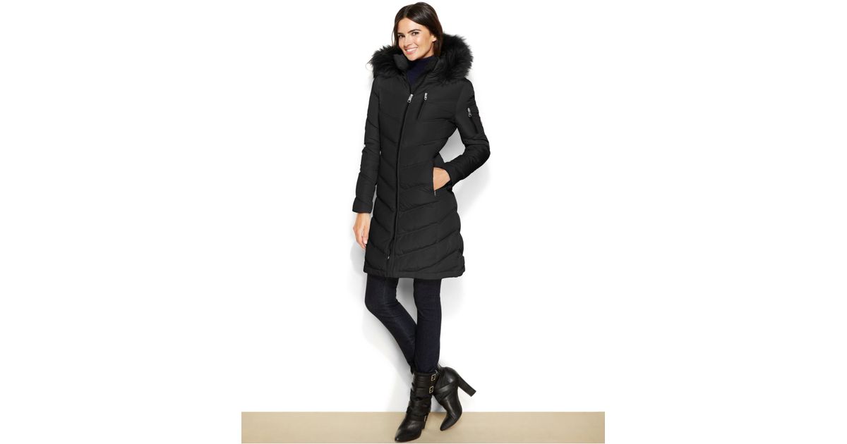 calvin klein black down jacket