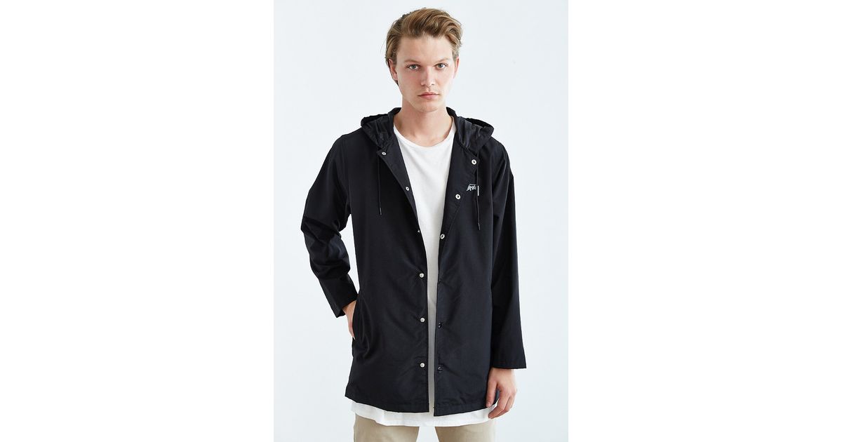 Stussy 3m Reflective Ss Link Hooded Jacket in Black for Men | Lyst