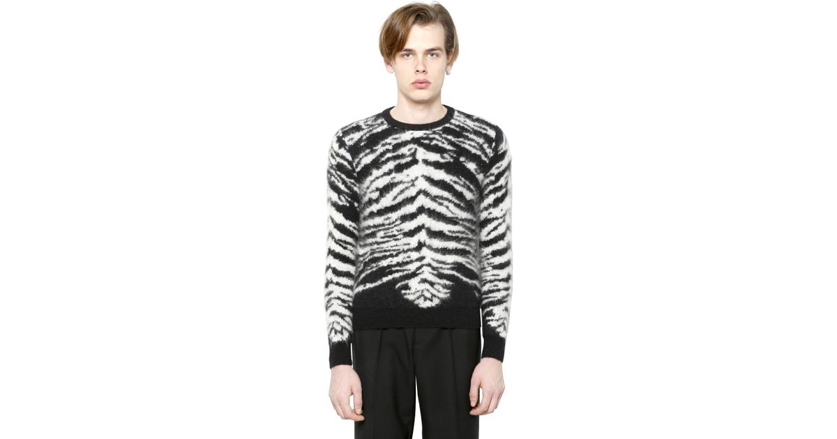 saint laurent tiger sweater