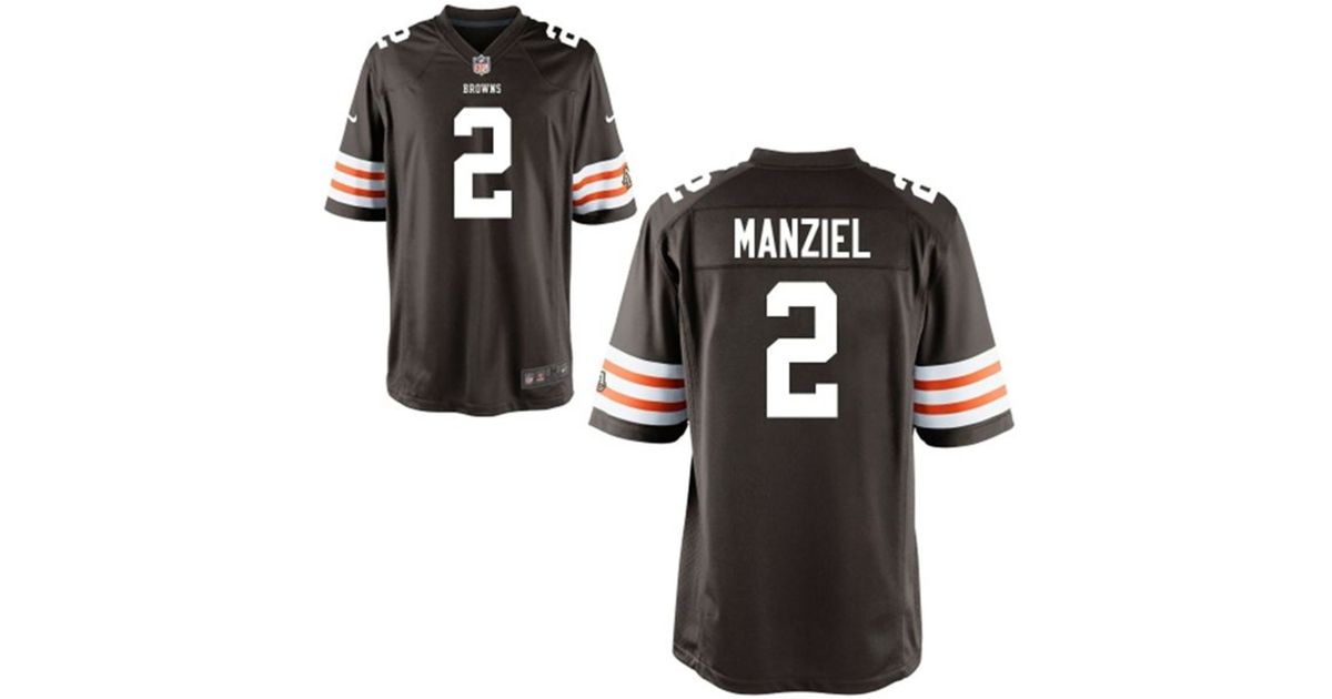 Nike Men's Johnny Manziel Cleveland Browns Game Jersey for Men | Lyst