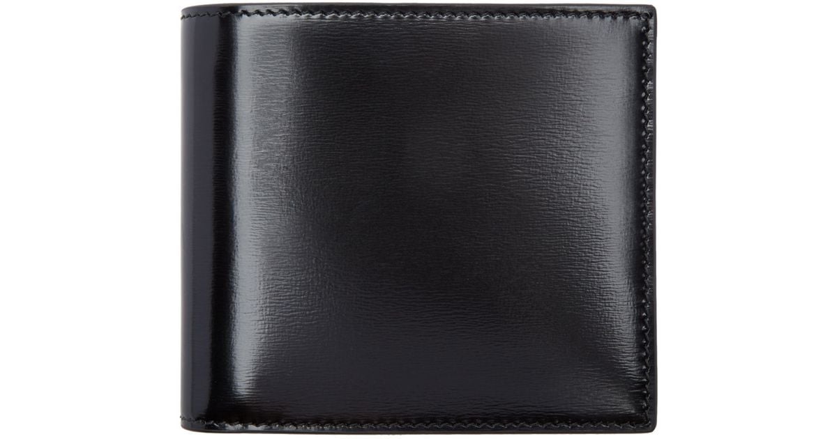 shiny leather wallet