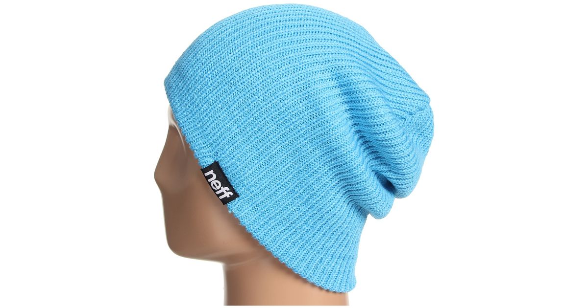 blue neff beanie