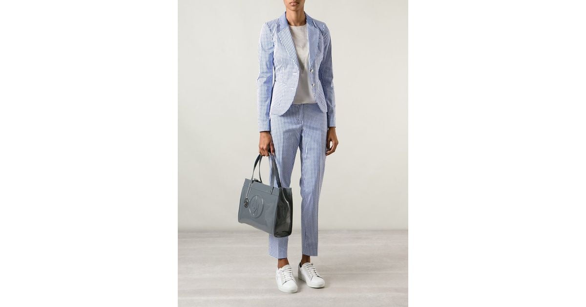 Armani Jeans Logo Embossed Tote Bag in Grey Lyst UK