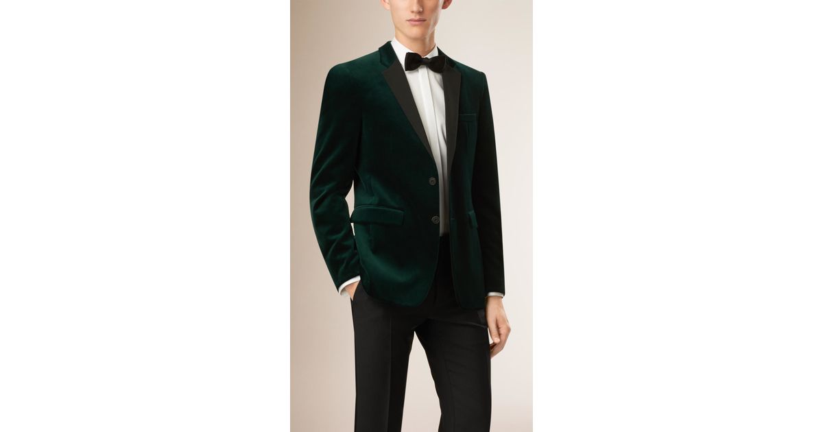 green evening jacket