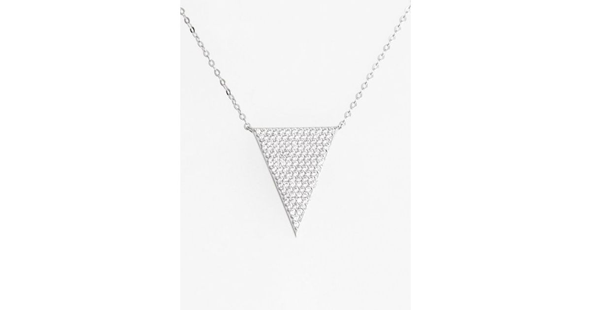 Nadri Metallic Geo Pendant Necklace Lyst