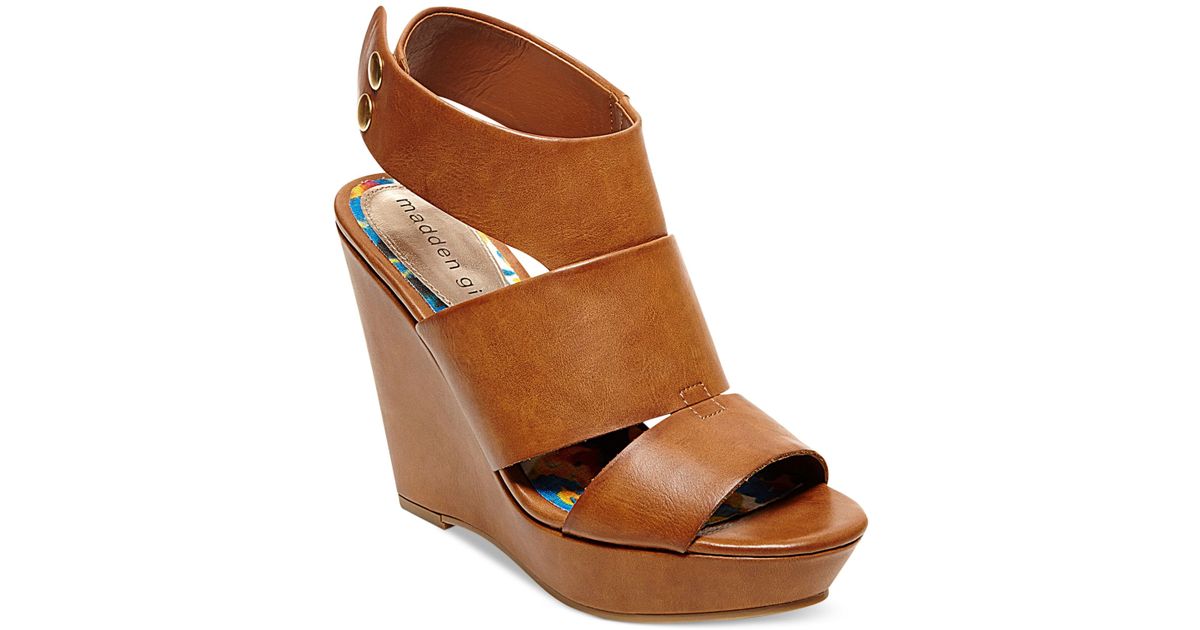Sandals Brown Kilter Girl Platform Wedge Madden OXiPuTkZ