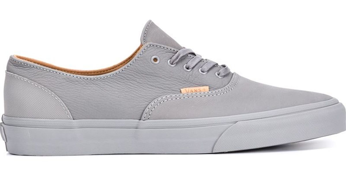 Vans Era Leather Sneakers in Grey (Gray) for Men - Lyst