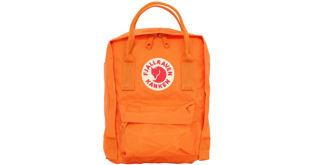fjallraven backpack orange