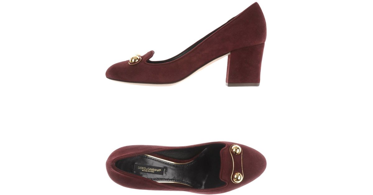 dolce and gabbana purple shoes