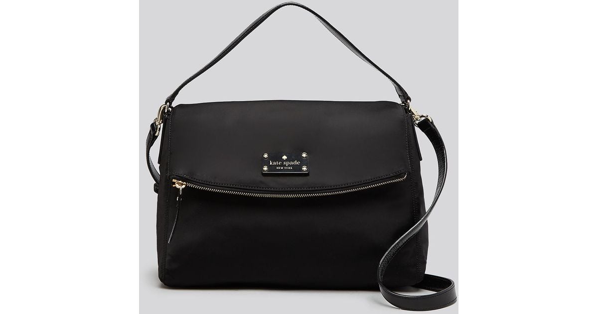 kate spade black nylon crossbody