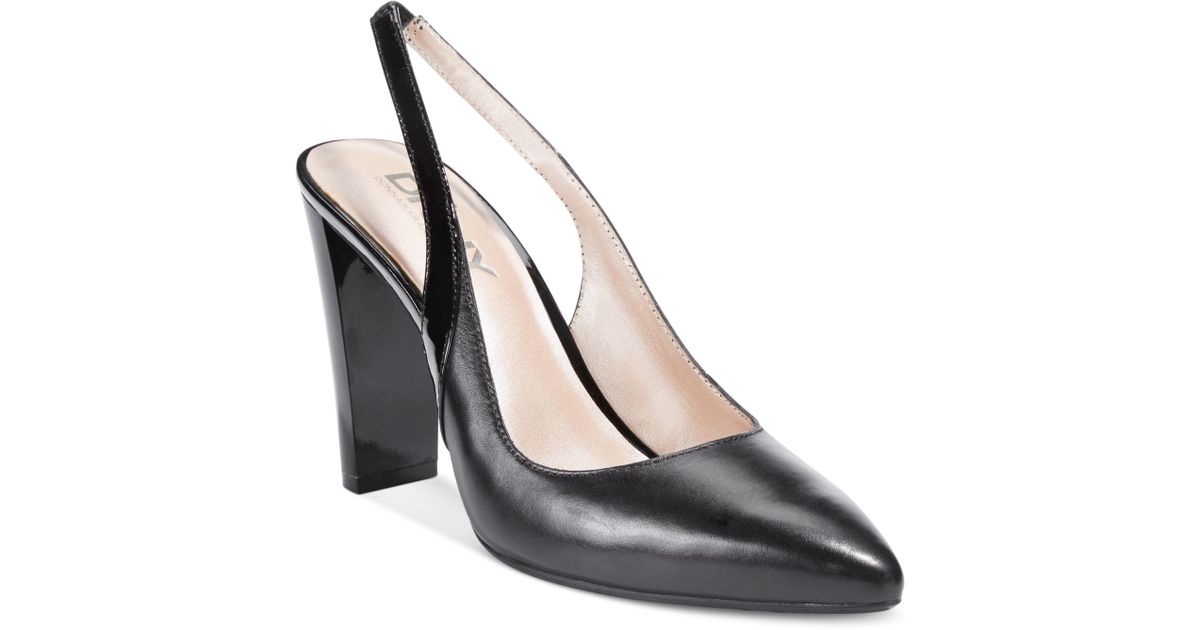 dkny black pumps