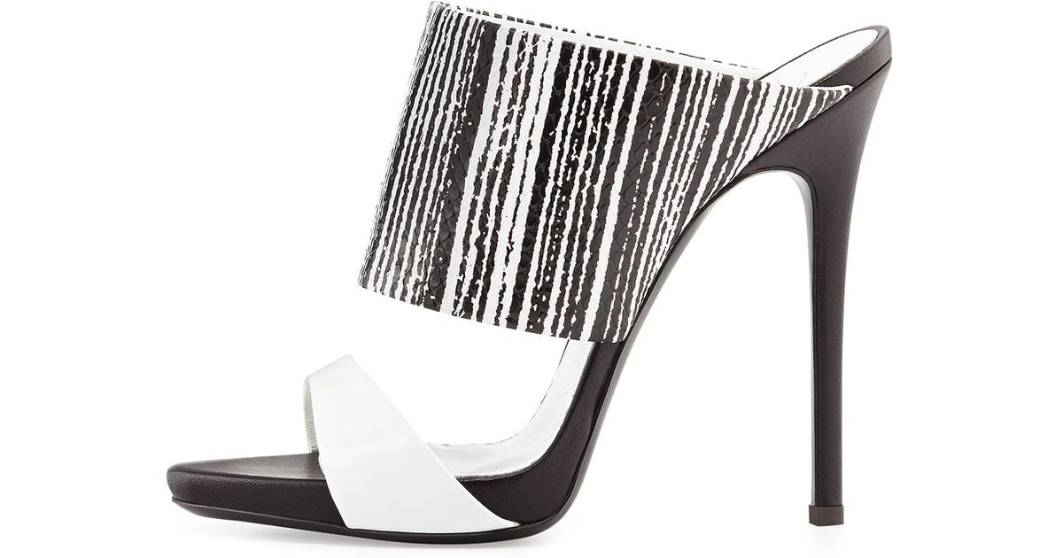 giuseppe zanotti high heels snake