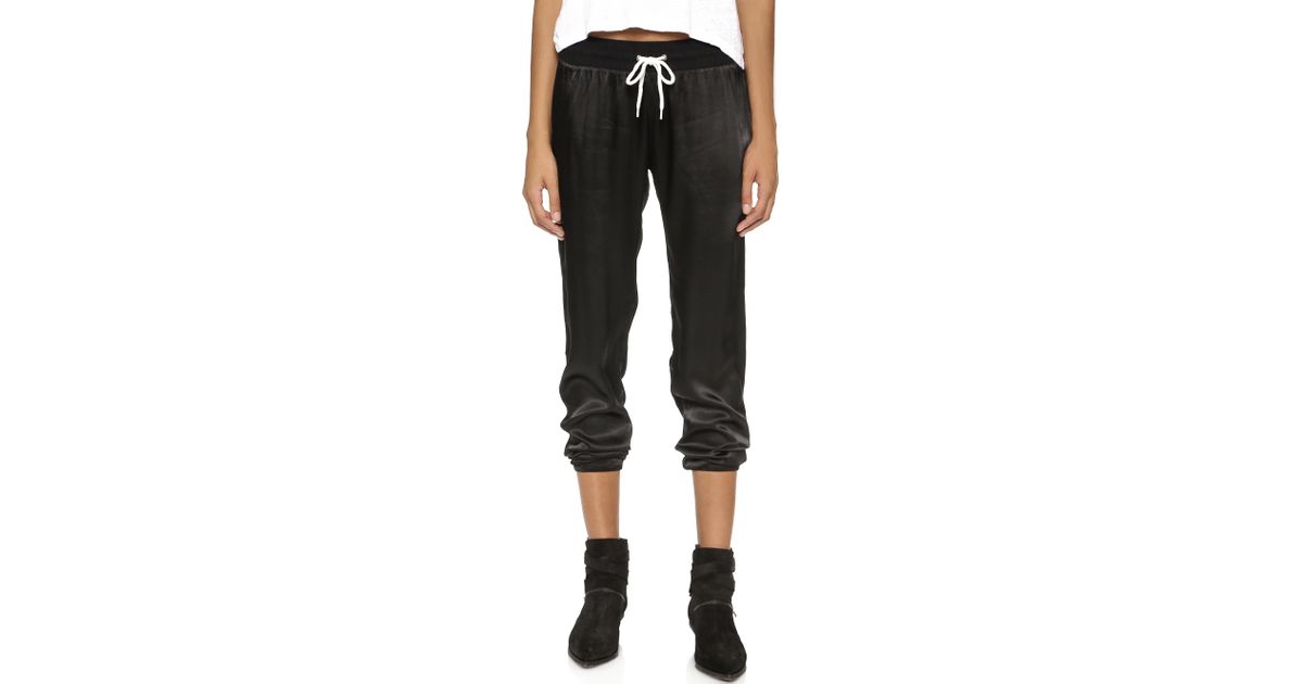 monrow black sweatpants