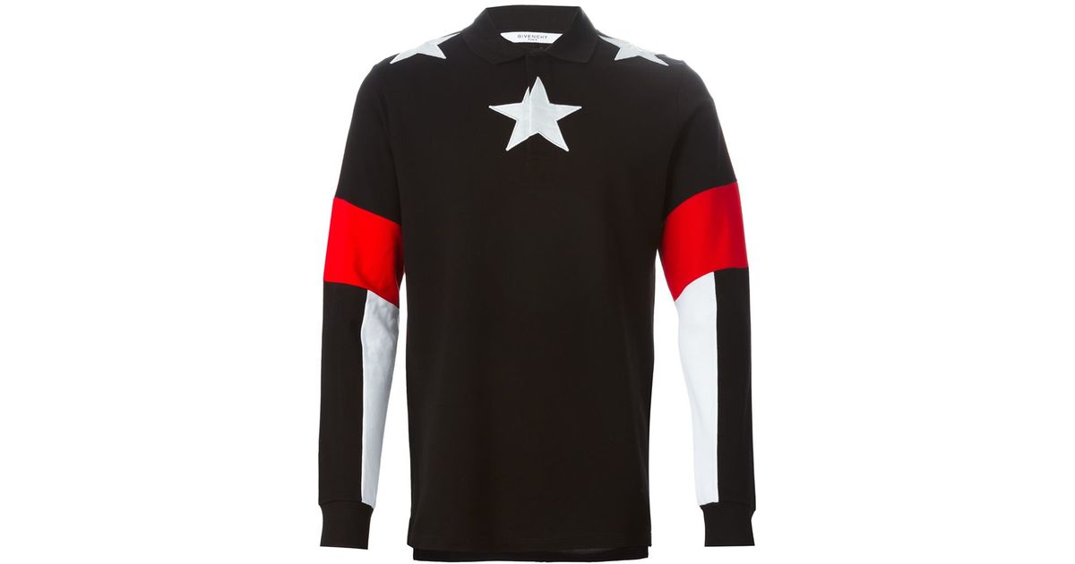 givenchy long sleeve polo
