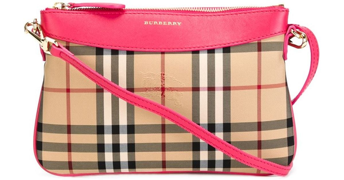Handbag Burberry Pink in Synthetic - 31061651