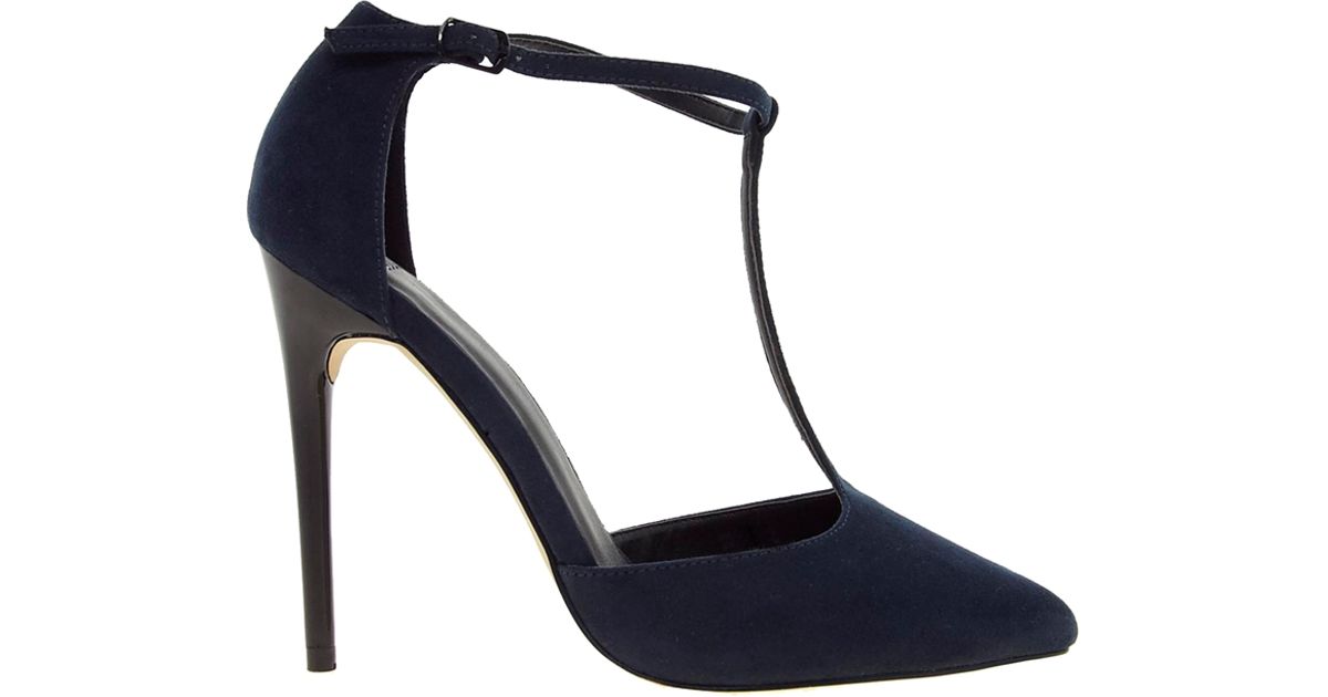 t bar pointed heels