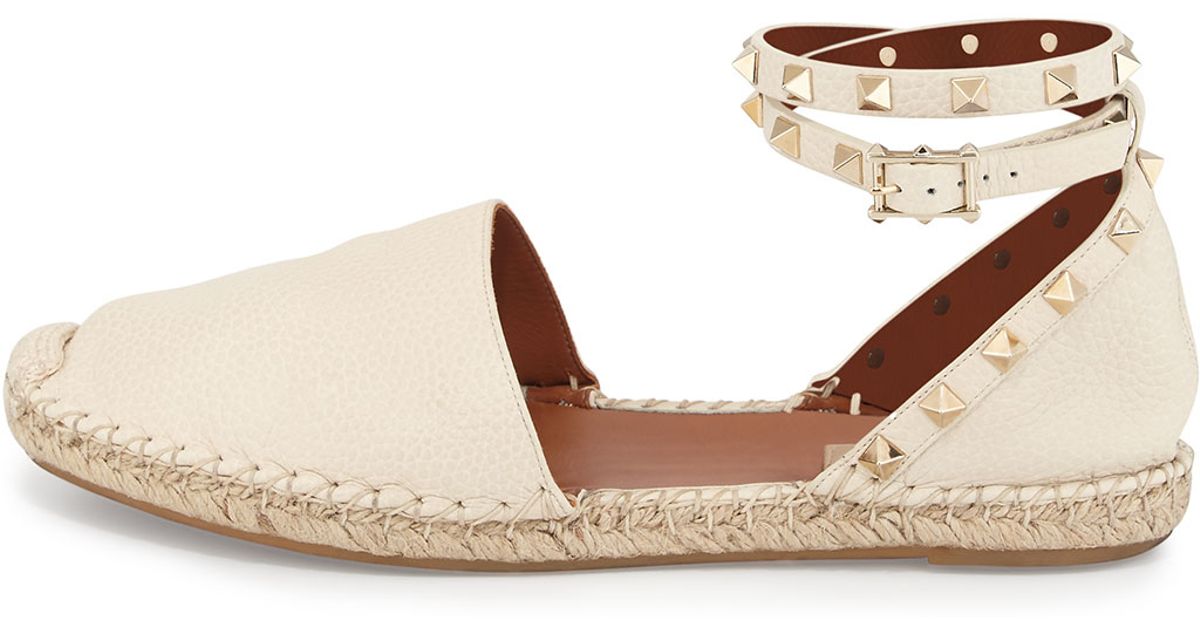 valentino espadrilles white