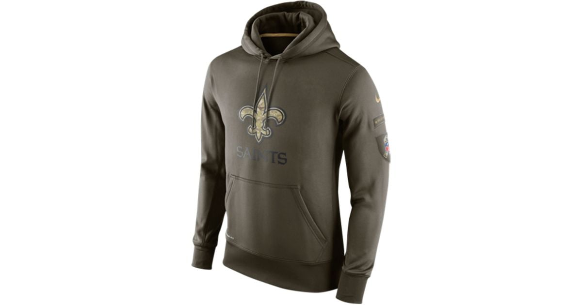 salute to service new orleans saints hoodie
