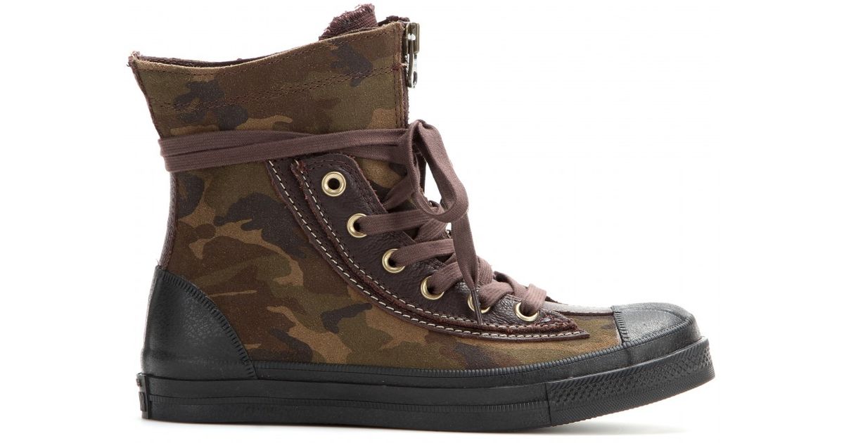 converse black combat boots