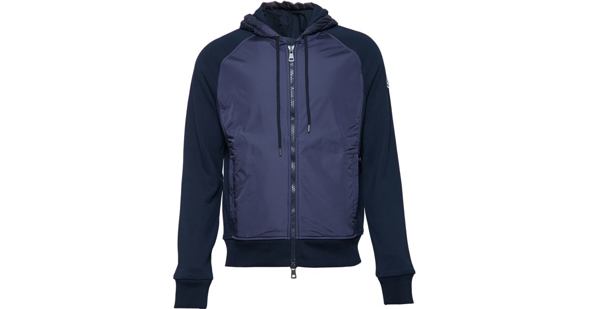 Moncler Maglia Hooded Jacket in Blue 