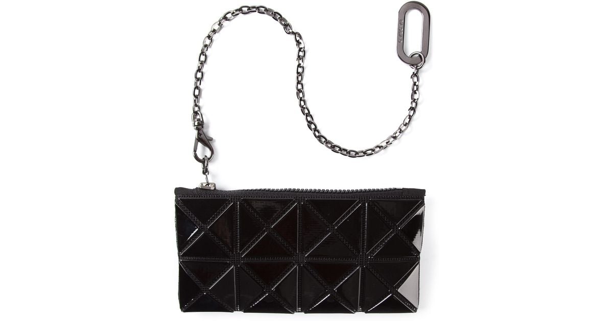 Issey Miyake Small Purse On A Chain in Black Lyst