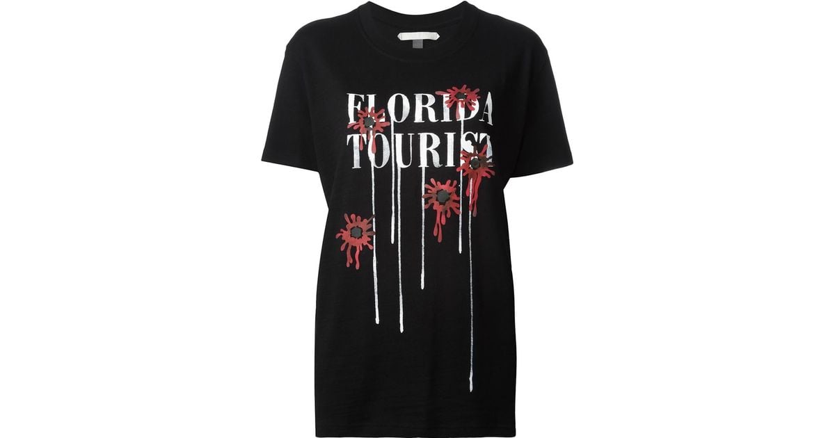 Off-White c/o Virgil Abloh Cotton Florida Tourist Print T-shirt in Black -  Lyst