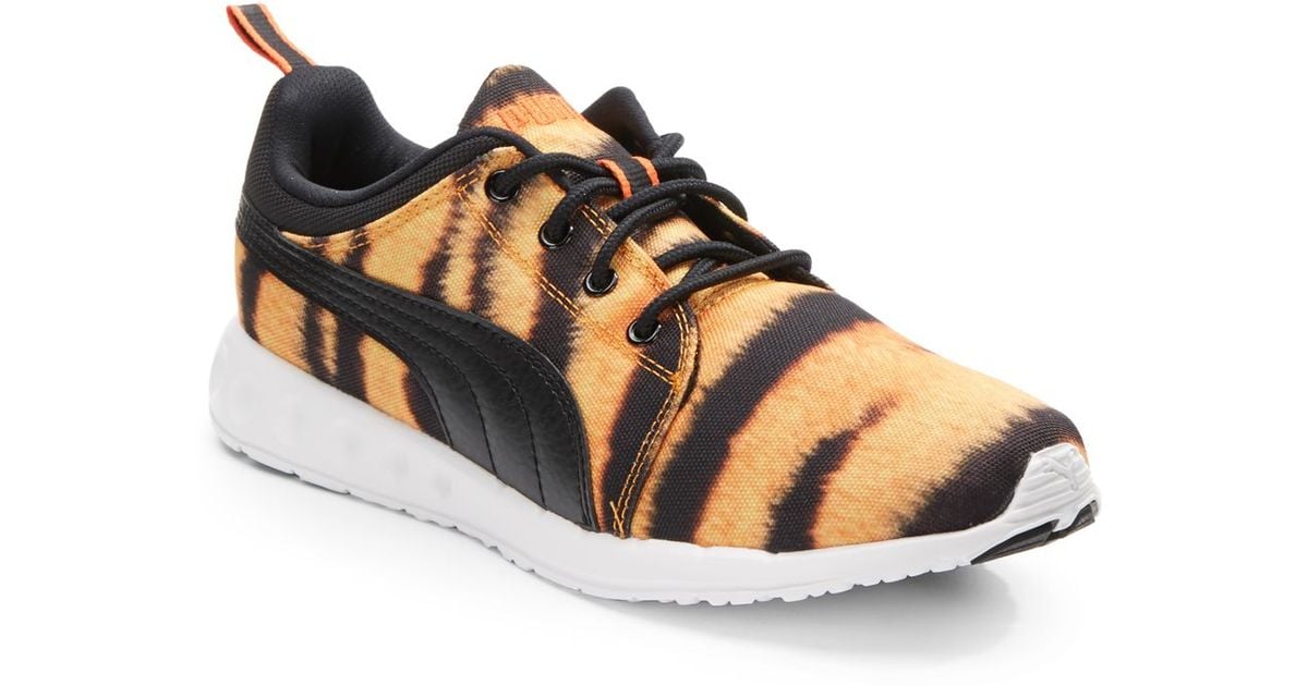 shoes with tiger print