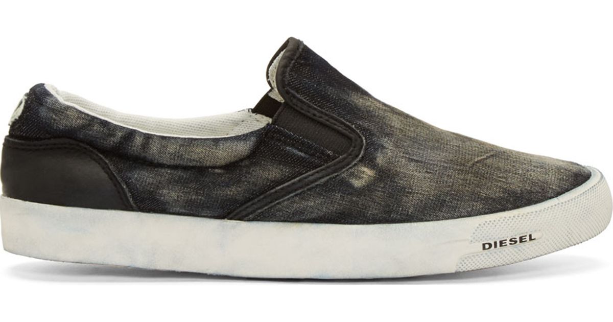 slip on diesel shoes