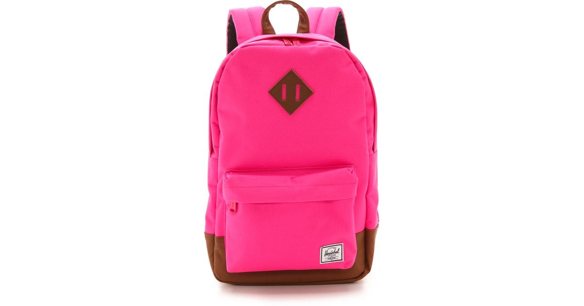 herschel neon backpack