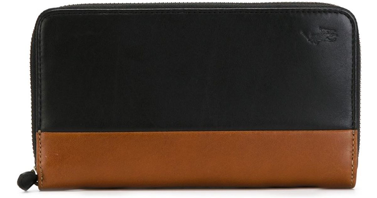 ralph lauren zip around wallet