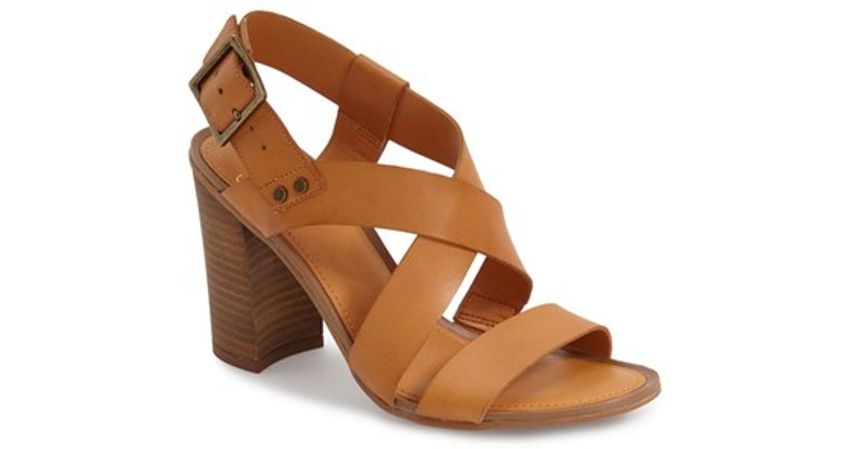 franco sarto block heel sandal