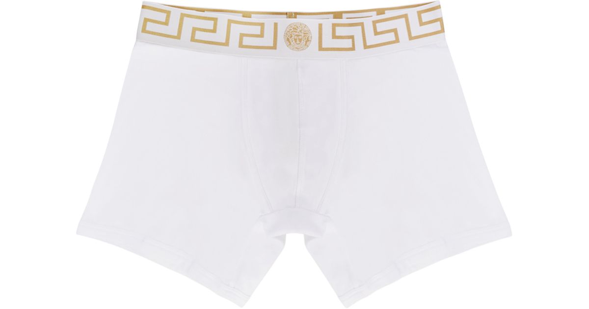 versace white shorts