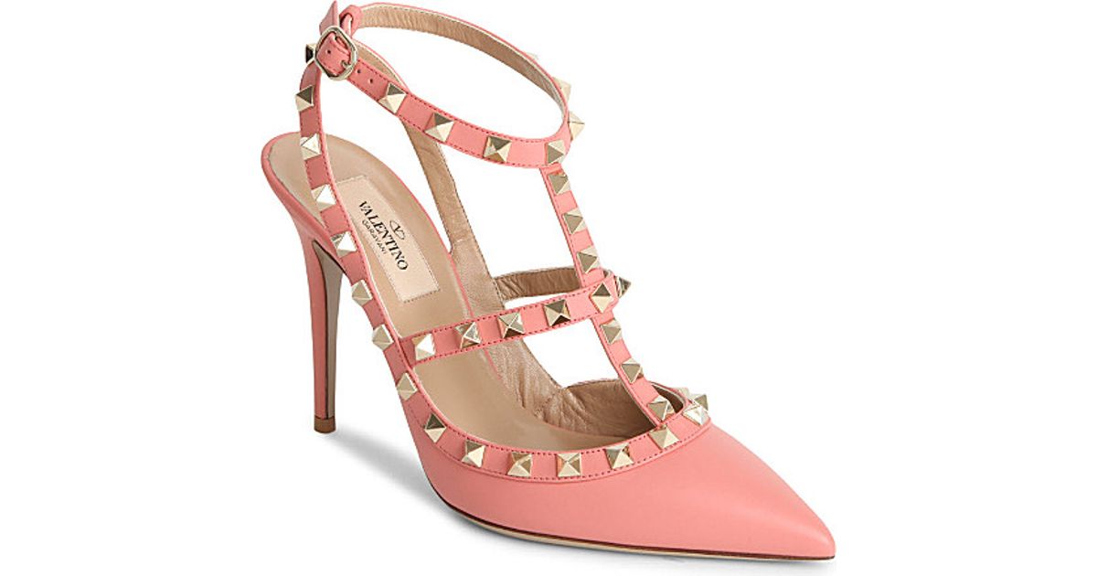 salmon pink heels