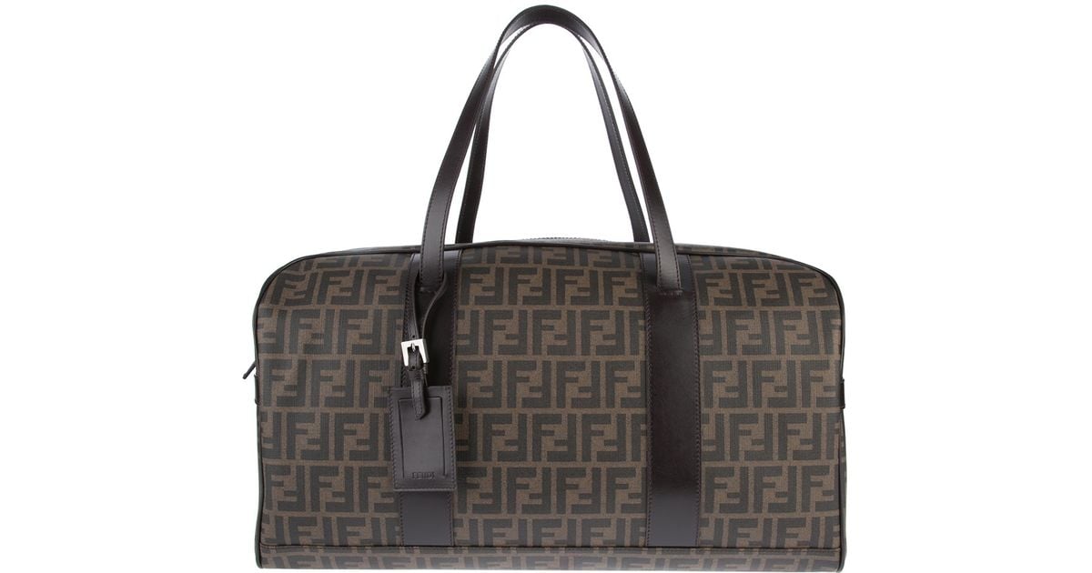 Fendi 'zucca' Weekender Bag in Brown 