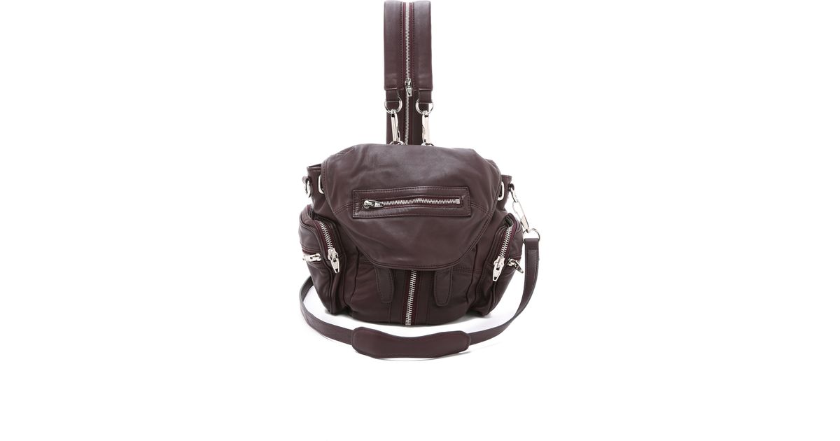 Alexander Wang Mini Marti Backpack - Oxblood in Brown | Lyst Alexander Wang Mini Marti Backpack - Oxblood in Brown | Lyst