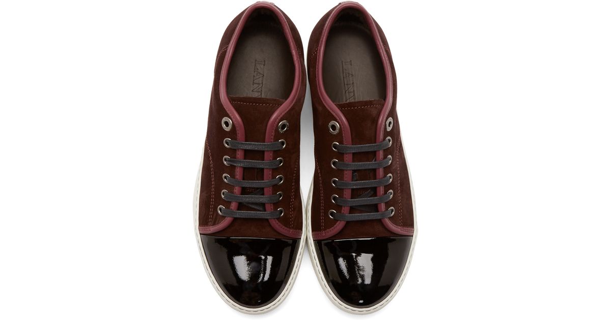lanvin burgundy sneakers,Quality assurance,protein-burger.com