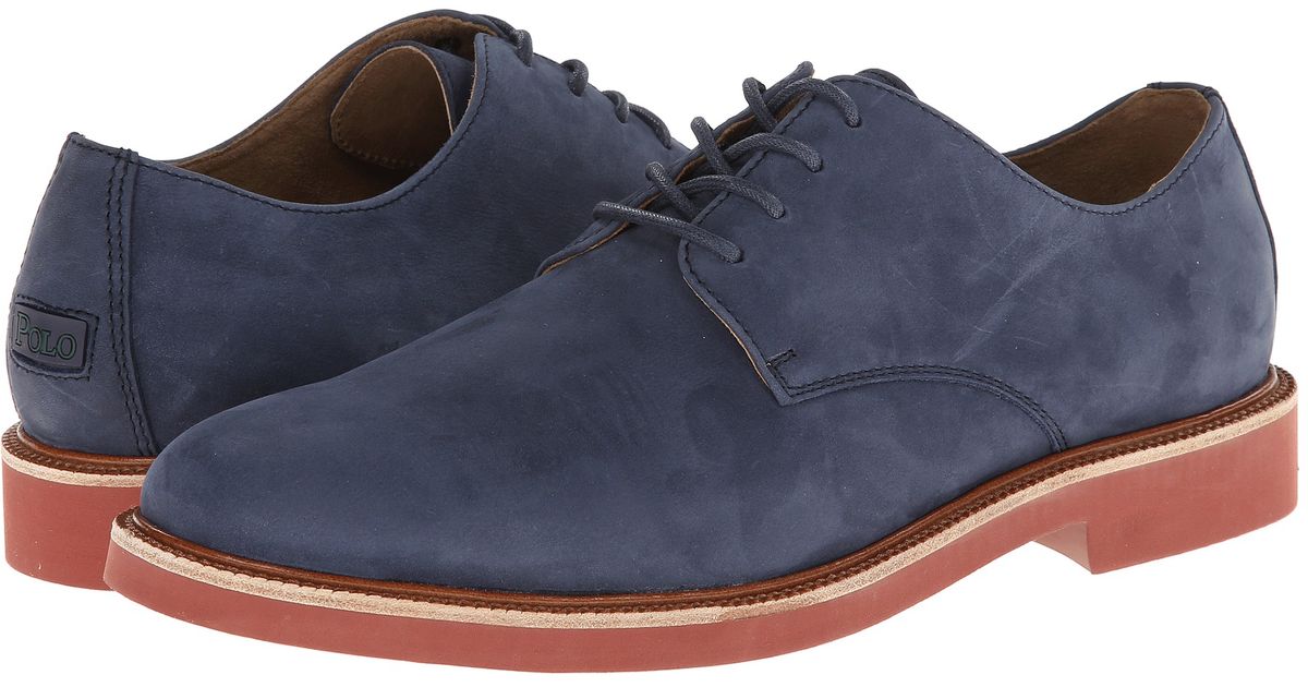 polo blue suede shoes