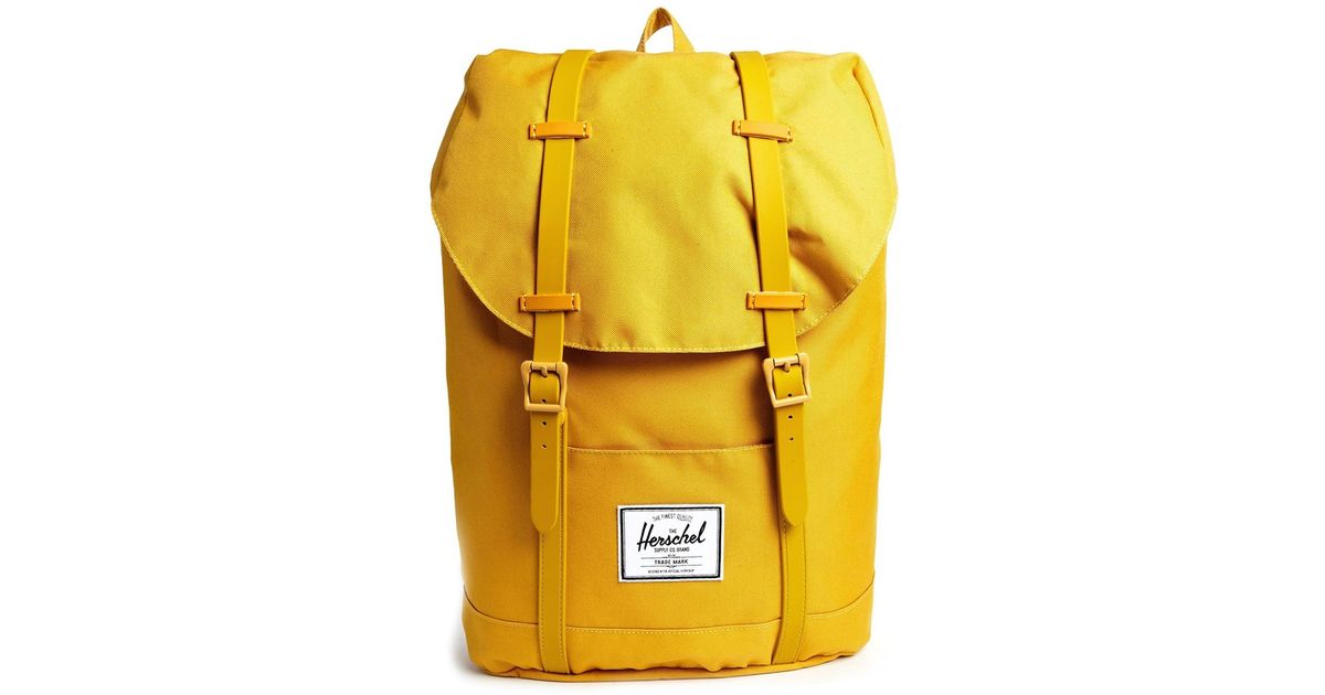 Herschel Supply Co. Retreat Backpack in Yellow for Men Lyst
