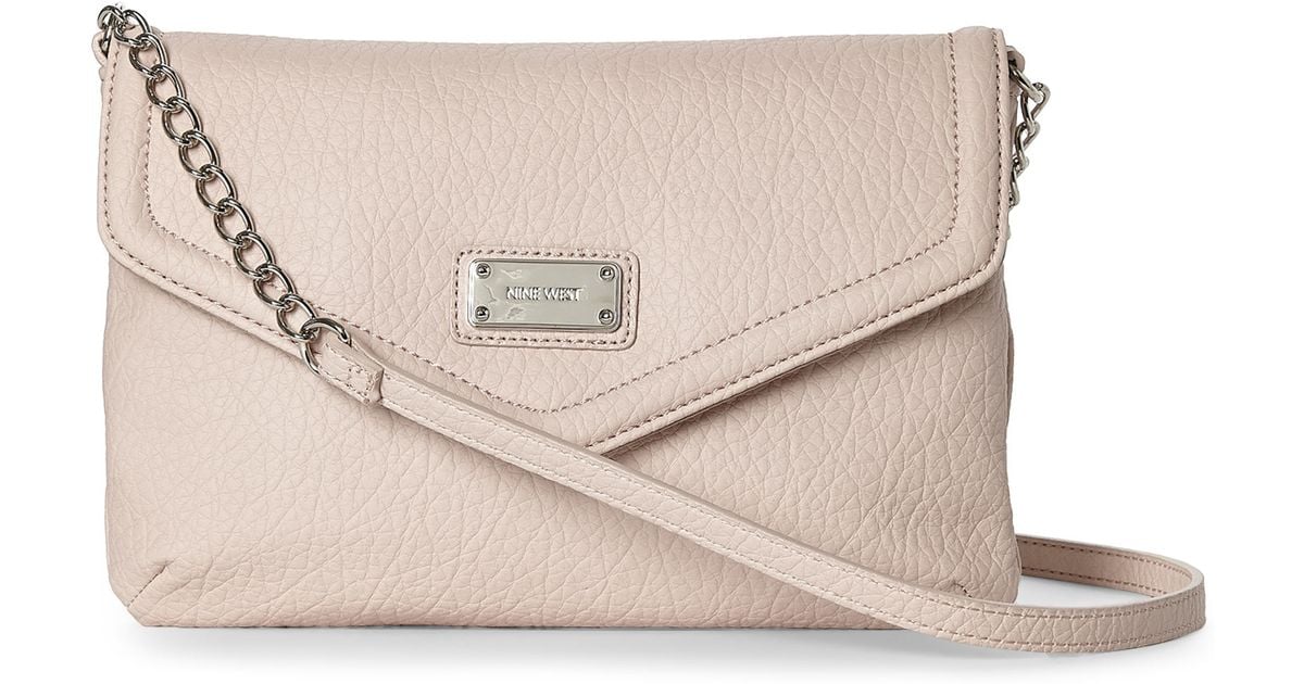 nine west rose gold purse