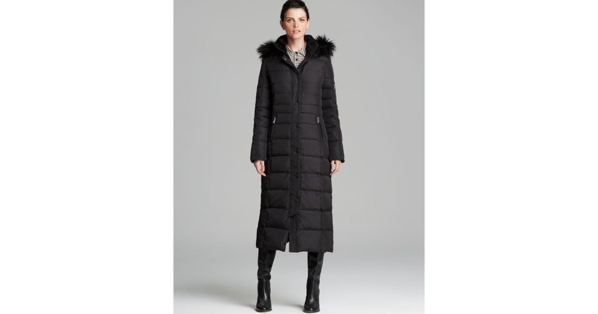 dkny maxi puffer