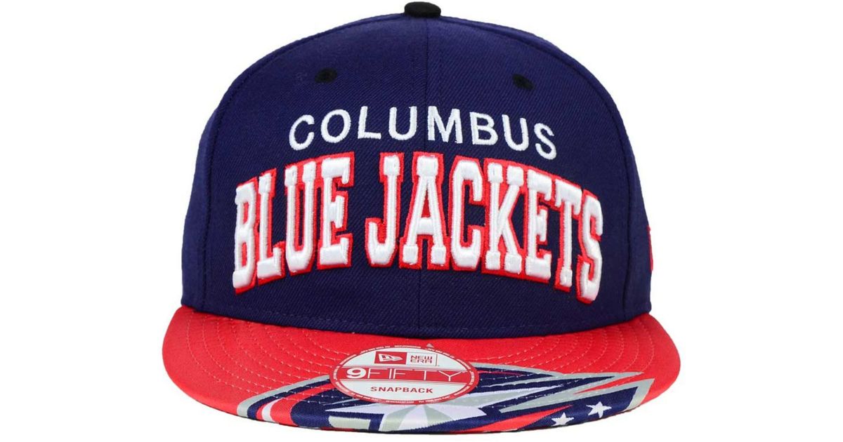 blue jackets snapback