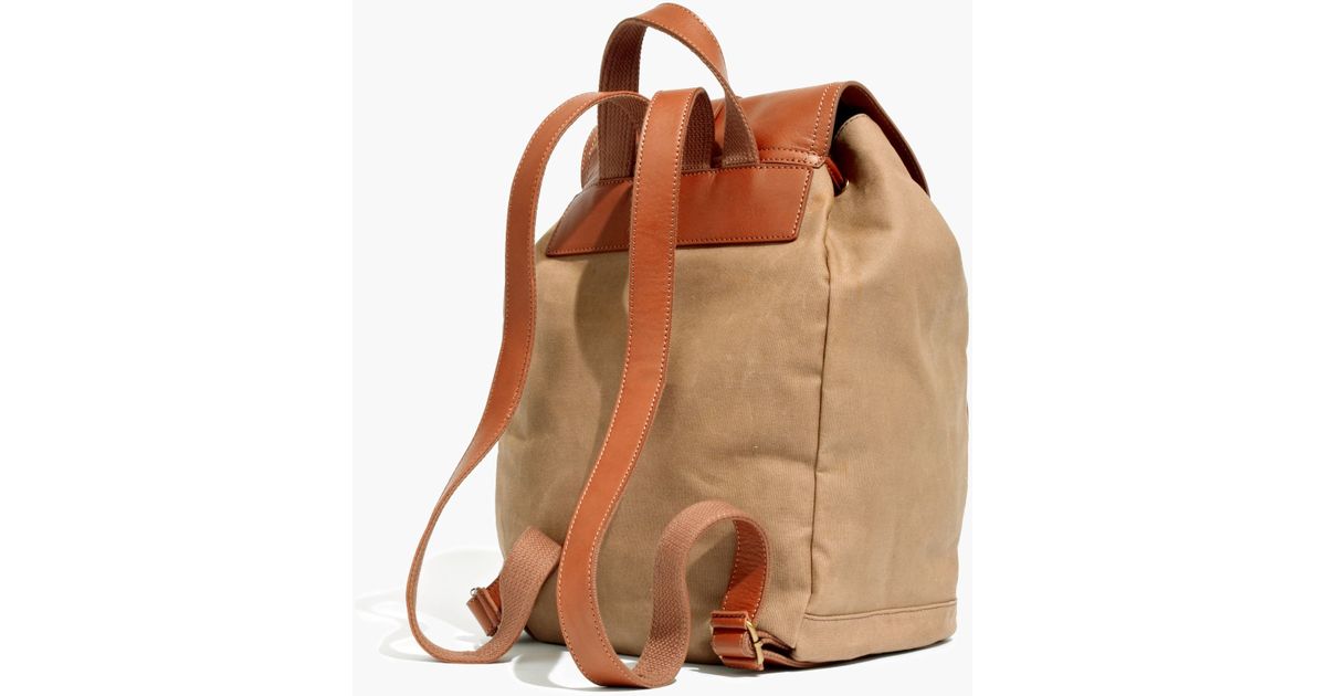 madewell backpack canvas