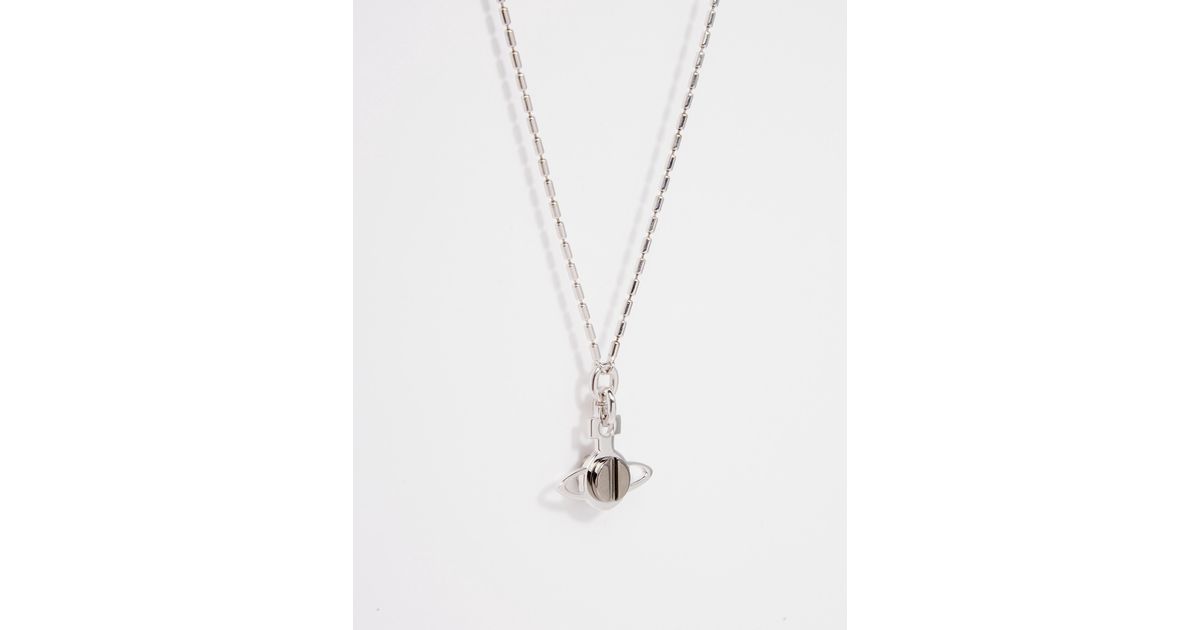 Vivienne Westwood Bolt Orb Necklace in Metallic for Men Lyst