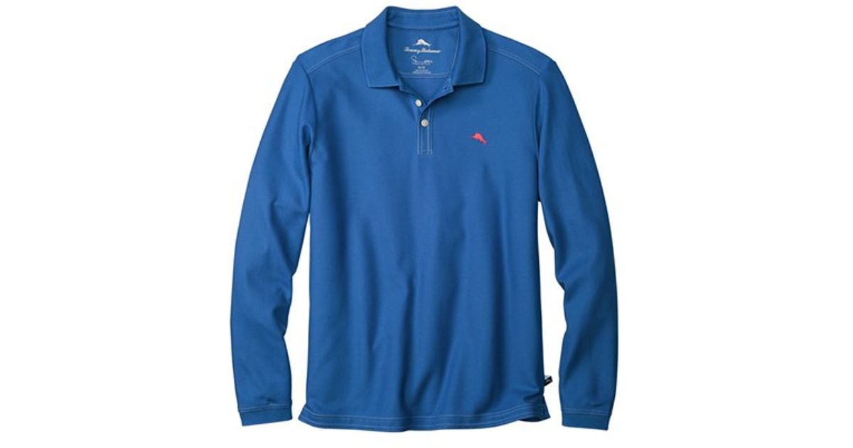 tommy bahama emfielder long sleeve polo