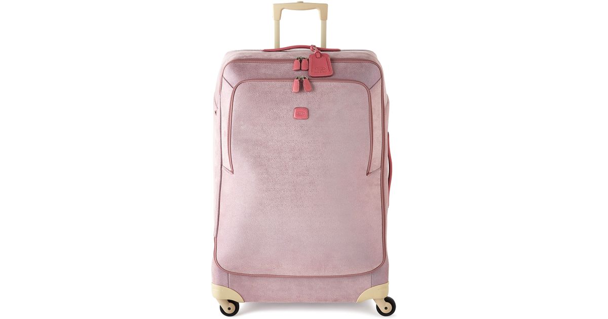 brics pink luggage