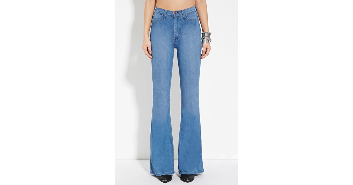high waisted flare jeans forever 21